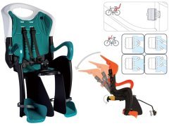 Детское заднее велокресло Bellelli Tiger Relax B-Fix. Цвет: чёрно-оранжевый, серо-белый, черно-белый, желтый светоотражающий, черно-серый. Вес до 22 килограмм