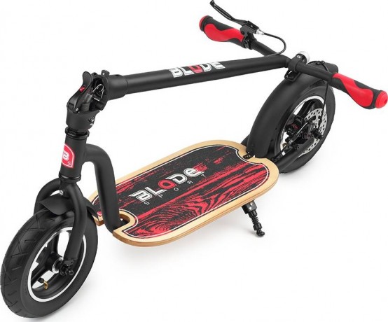 Самокат BLADE Sport Swan, Чёрный/красный