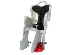 Детское заднее велокресло Bellelli B-One Clamp. Цвет: кремовый, темно-серый, серебристый, темно-синий. Вес до 22 килограмм