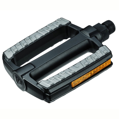 Педали VP-821, CITY, пластик/TPE, ось 7мм