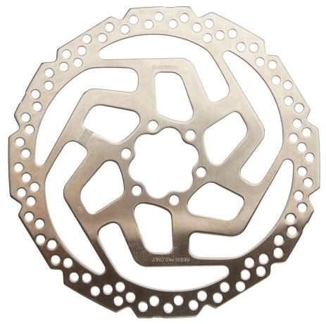 Тормозной диск Shimano, RT26, 180мм, 6-болт, только для пласт колод