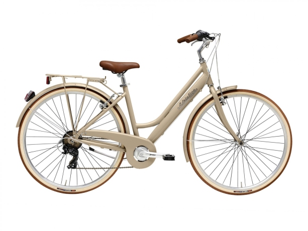 Велосипед Adriatica SITY RETRO Lady 28", рама ал., 6 ск., "орех"